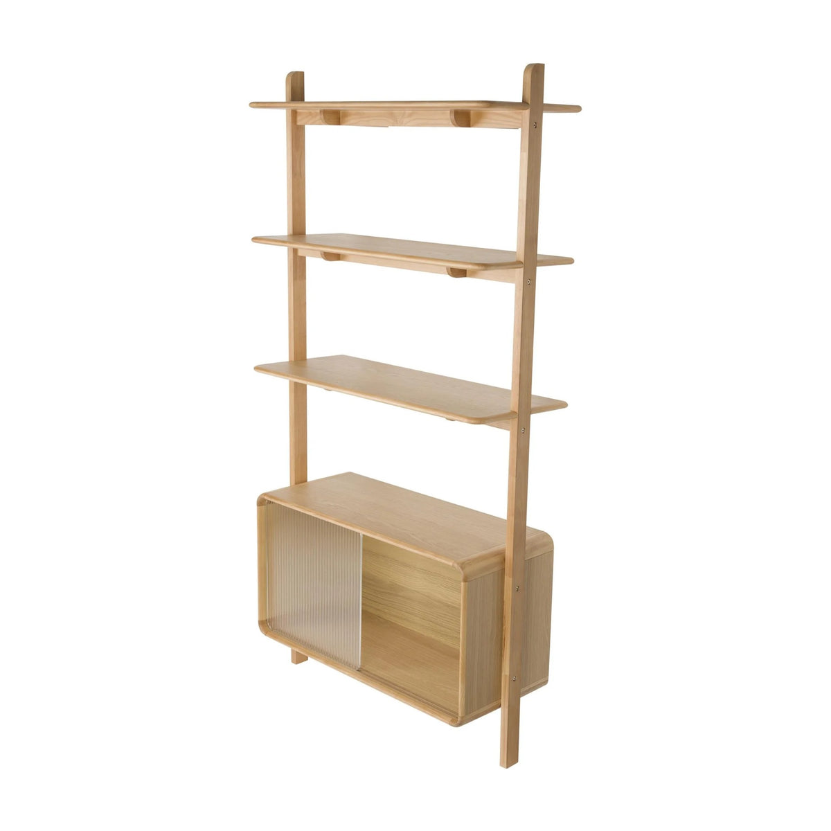Shelf Rise Natural Domestica – Three Quarter View on White