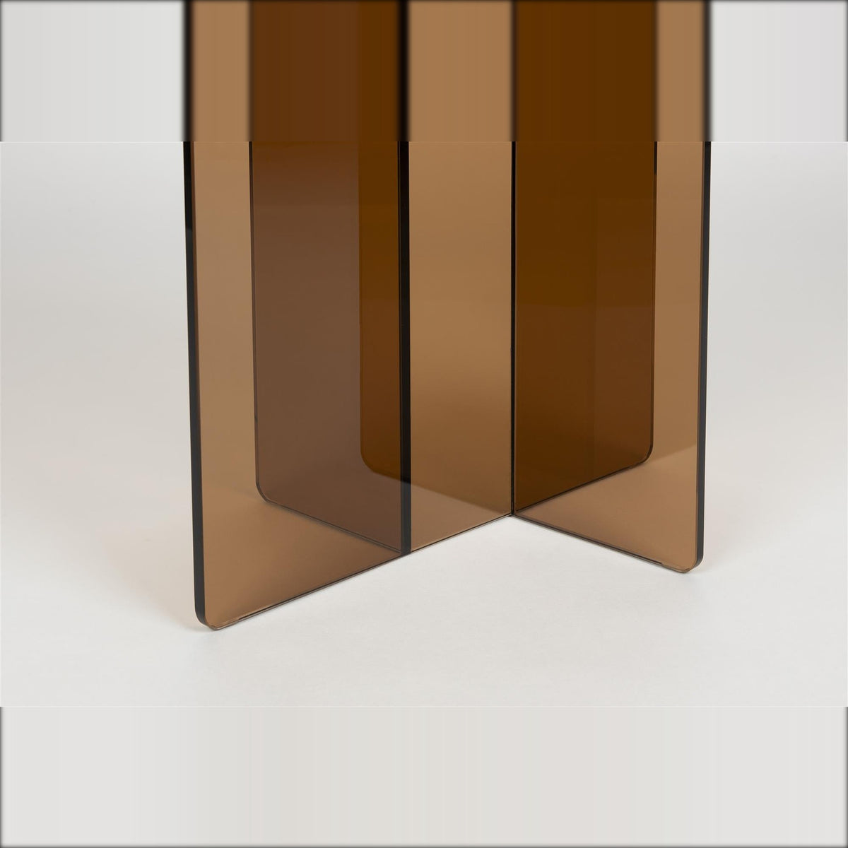 Side Table Linea Brown Domestica – Base Detail