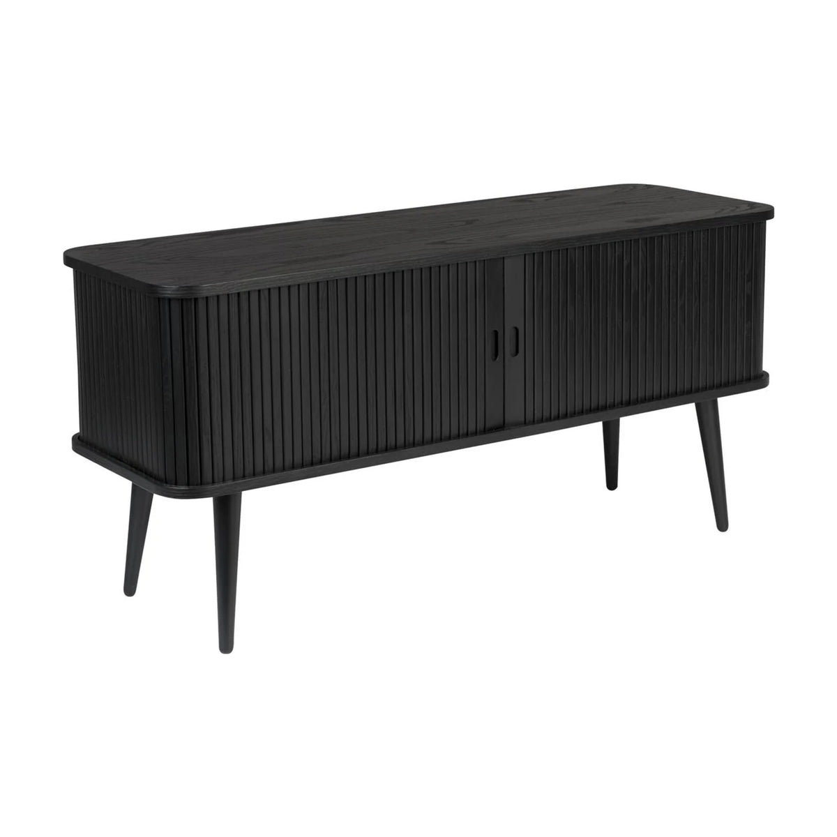 Sideboard Barbier 120 Black Domestica – Three Quarter View on White