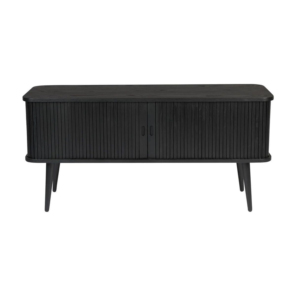 Sideboard Barbier 120 Black Domestica – Front View on White