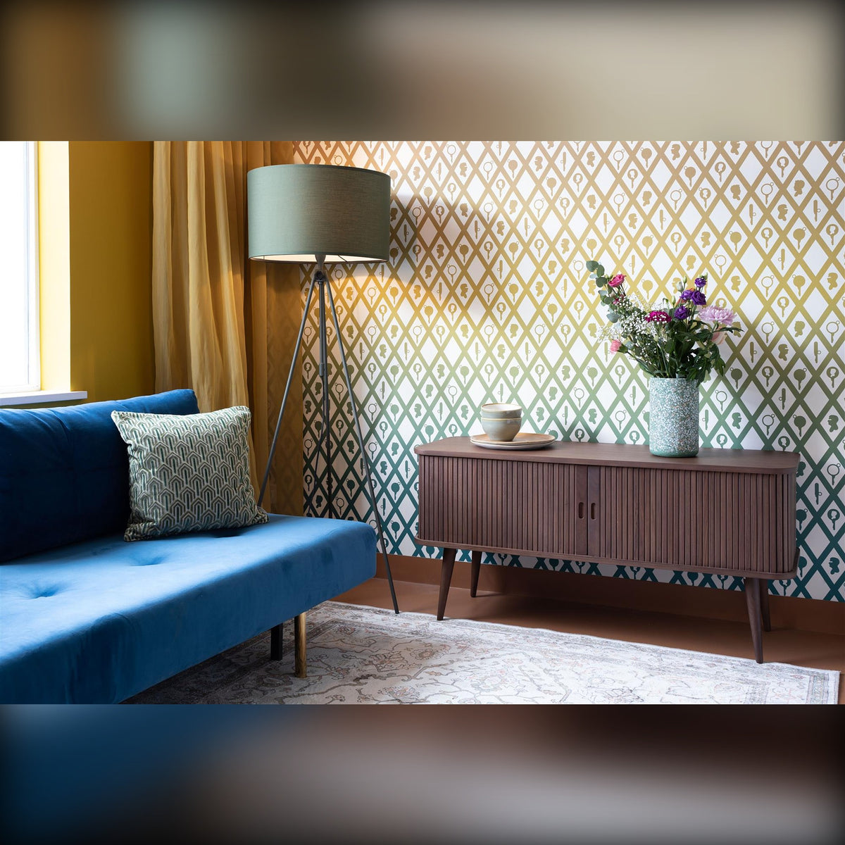 Sideboard Barbier 120 Walnut Domestica – Lifestyle – Living Room