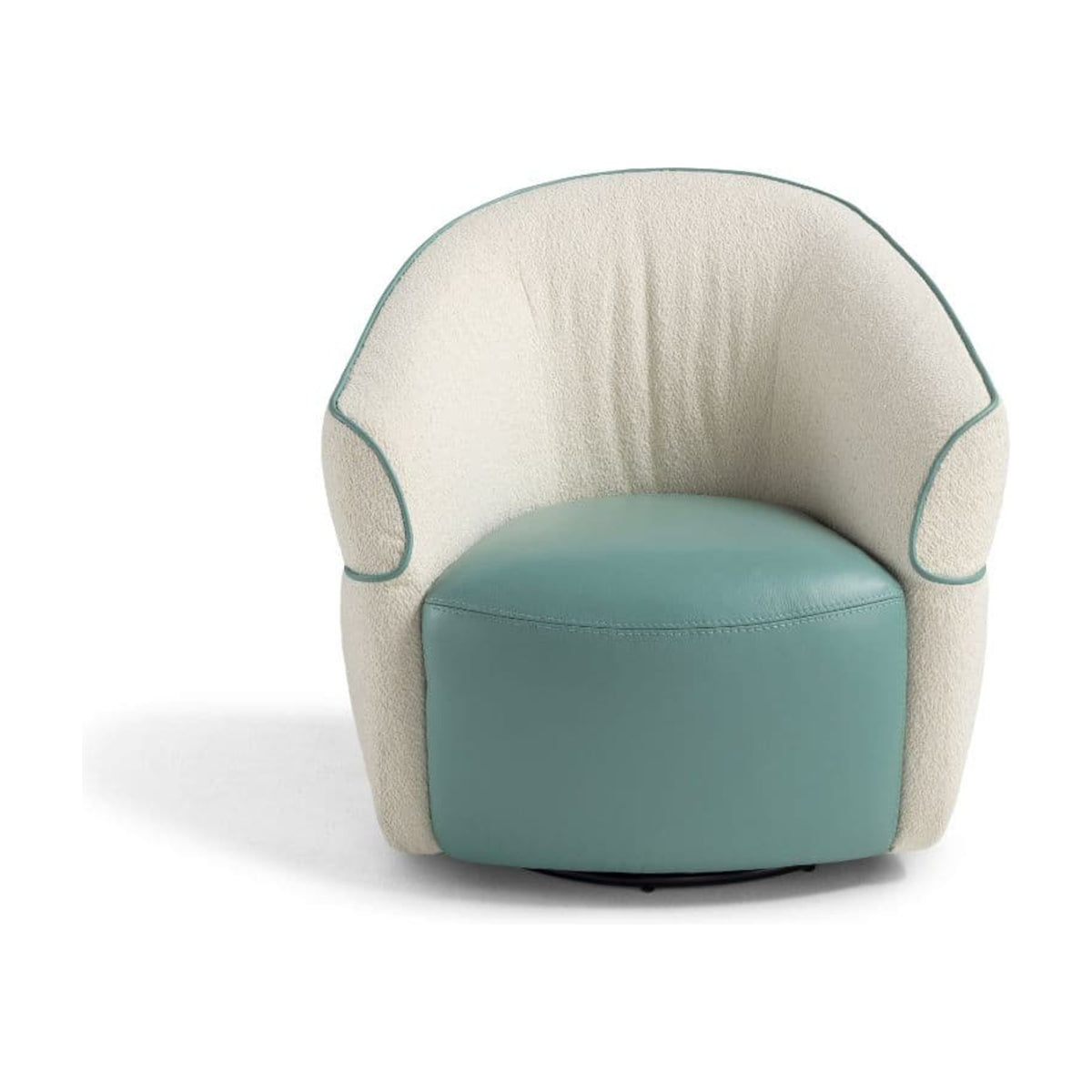 Suni Domestica – Front View in Cream and Teal on White