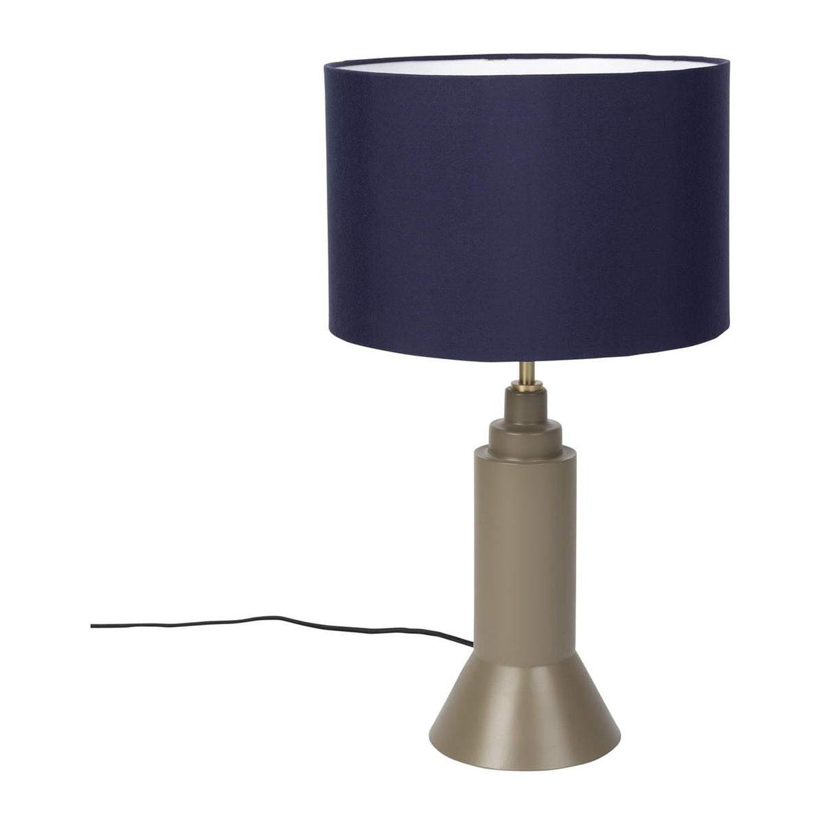 Table Lamp Kaja Dark Blue Domestica – Front View on White