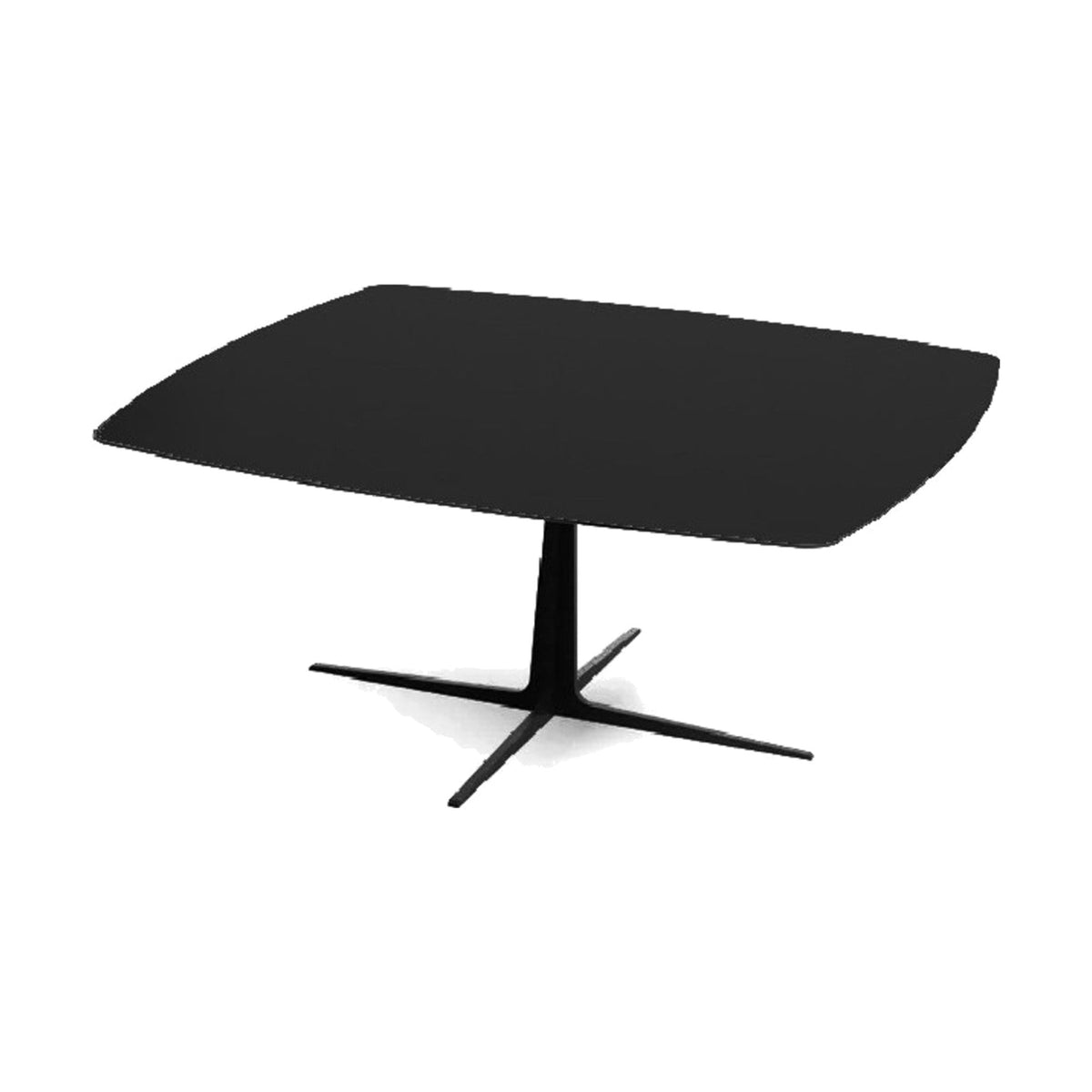 Coffee Table Mac Black Domestica – Three Quarter View on White – Colour Digitally Matched