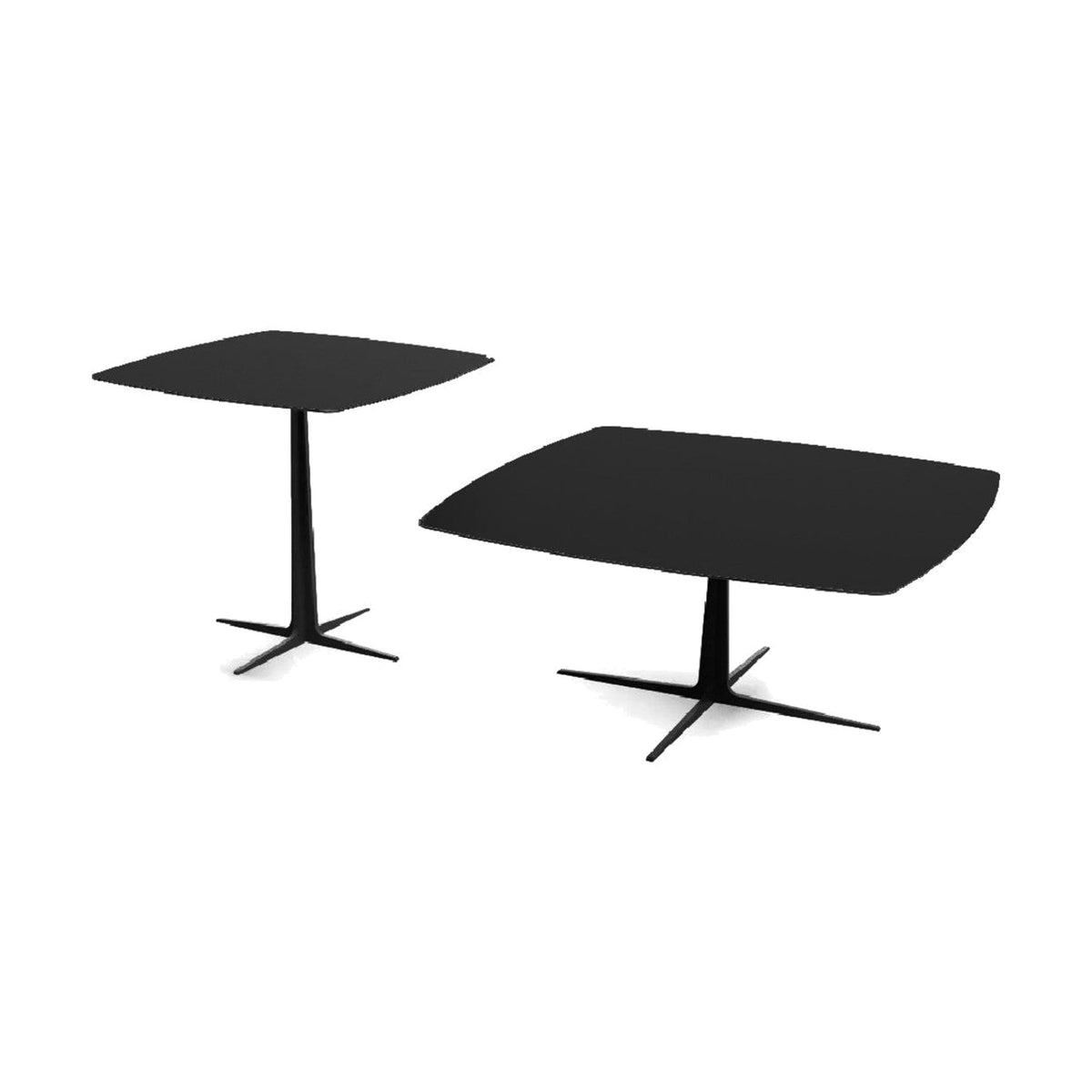 Coffee Table Mac Black Domestica – Large and Small Sizes on White – Colour Digitally Matched
