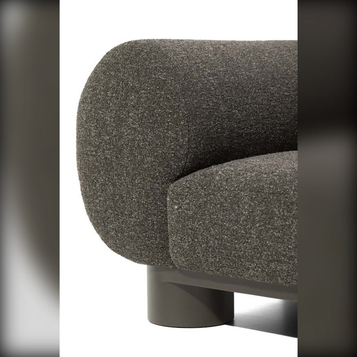 Sofa Aster 3-Seater Large Dark Charcoal Domestica – Lifestyle Terracotta Interior