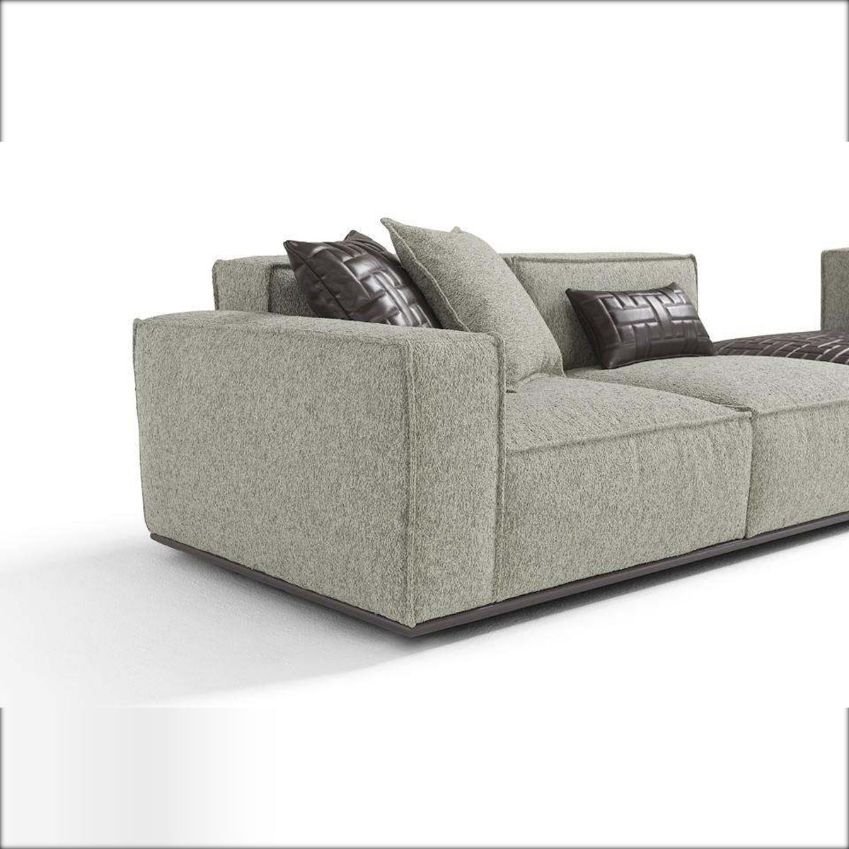 Egoitaliano Plaza Armchair Element Sage Green Fabric Domestica – Front View