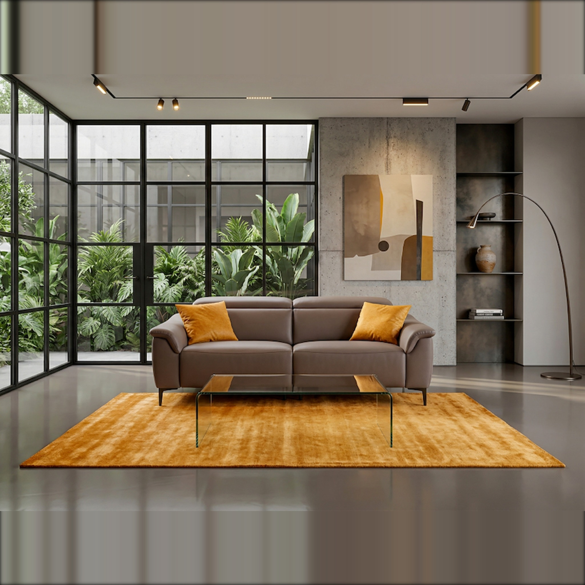 Egoitaliano Muni 2-Seater Sofa Brown Leather Domestica – Lifestyle Living Room