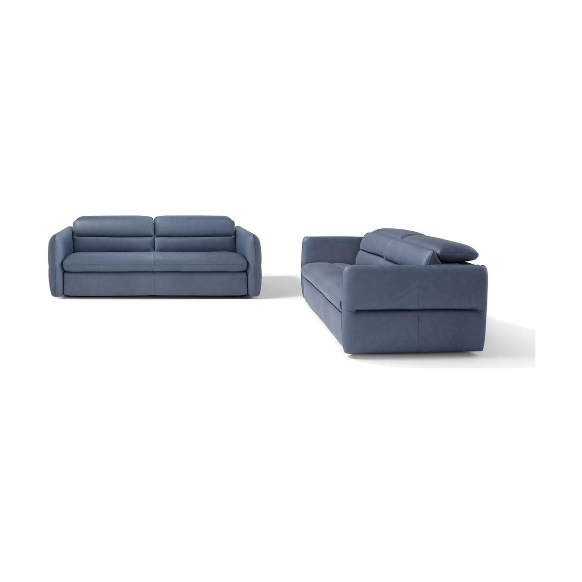 Divano Letto Mixtape 3P Steel Blue Domestica – Front View