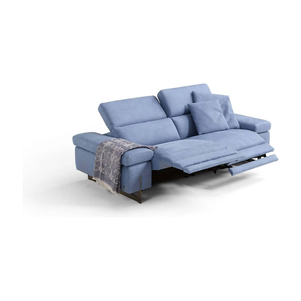 Candice Domestica – Recliner Extended, Three Quarter View on White