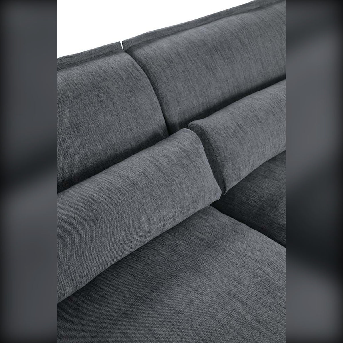 Sofa Astoria 2-Seater Grigio Perla Domestica – Armrest Detail
