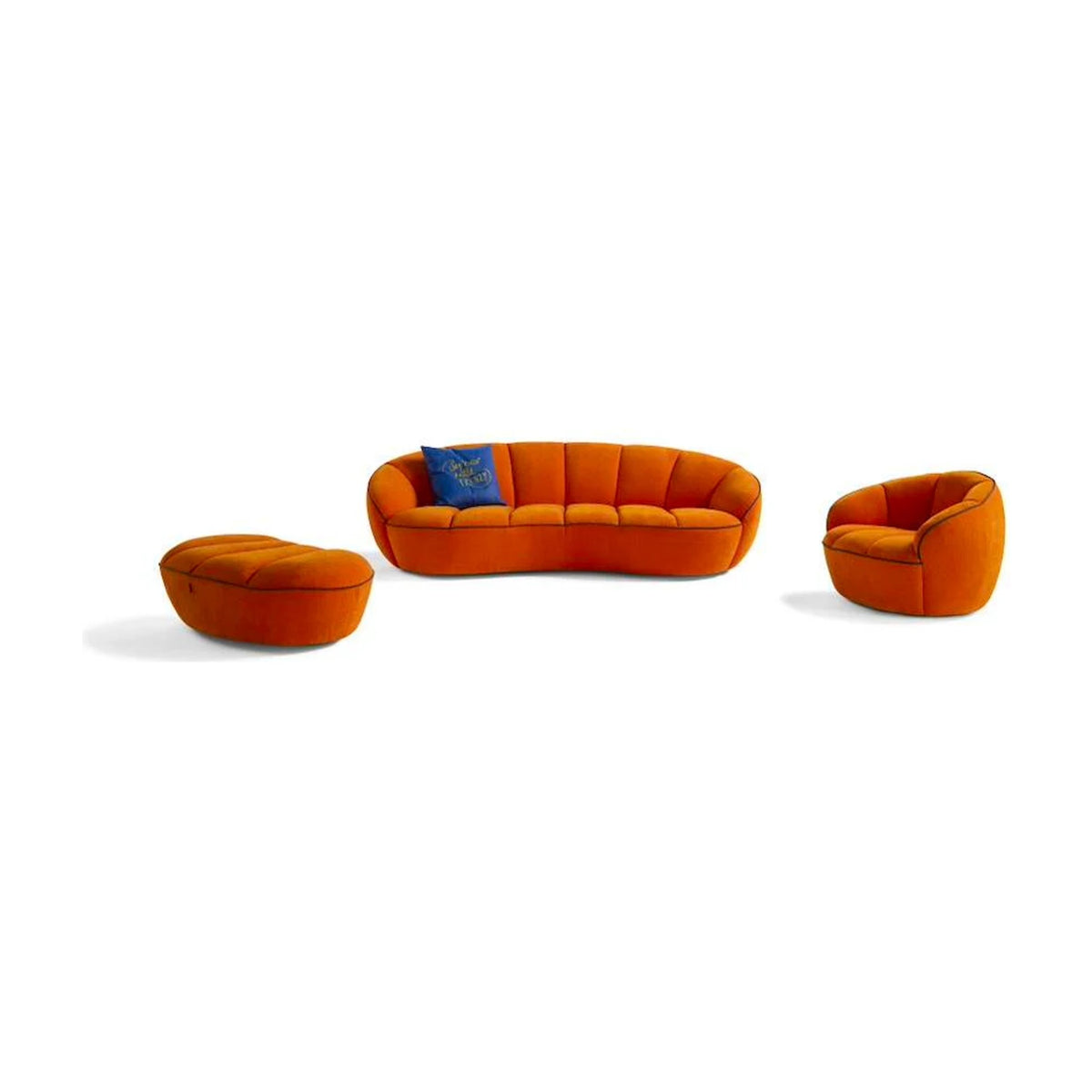 Shai Domestica – With Matching Sofa and Pouf, Front View
