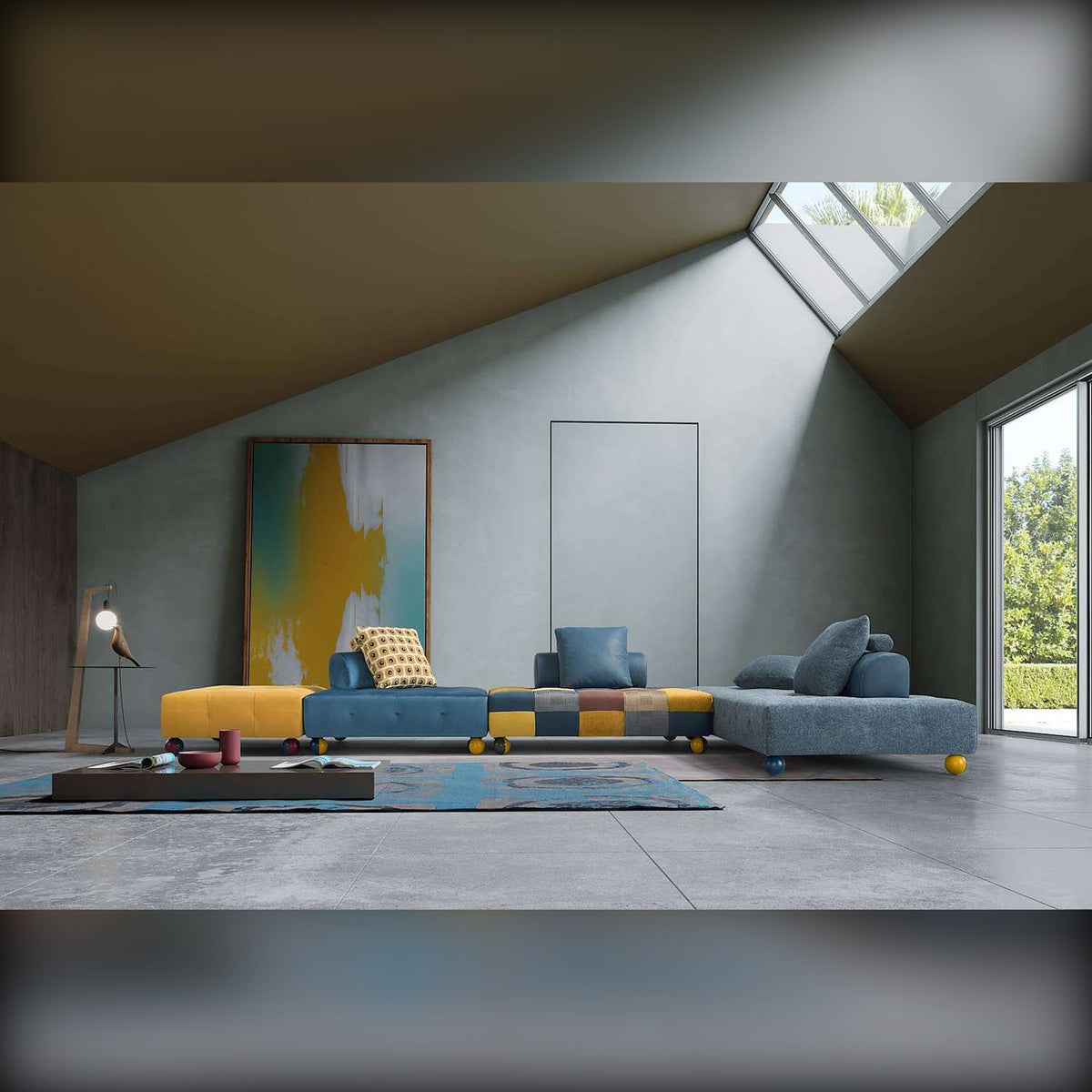 Divano L’EGO Composizione Multicolour Domestica – Lifestyle Living Room