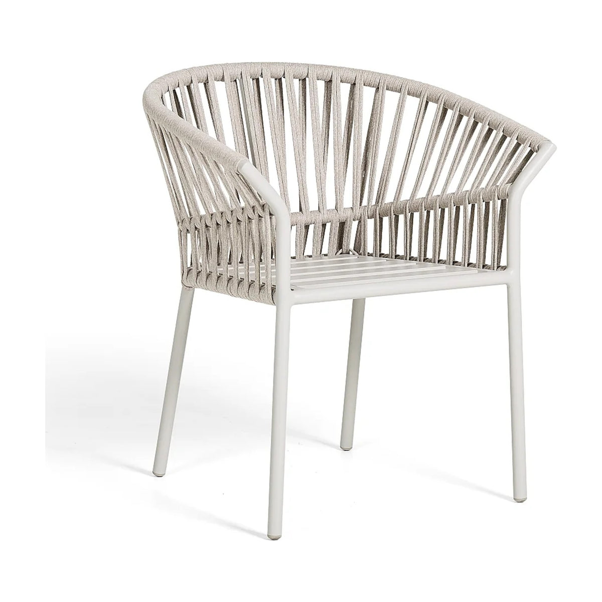 Tofino Alu Armchair Domestica – Three Quarter View on White