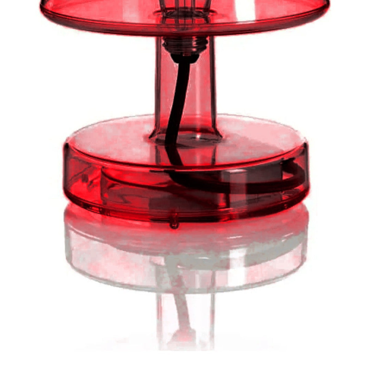 Transloetje Red Domestica – Detail – Stem and Base – Colour Digitally Matched