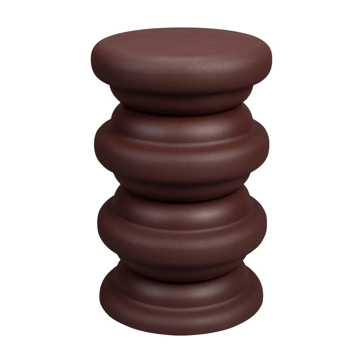 Stool Artemis Brown Domestica – Front View on White