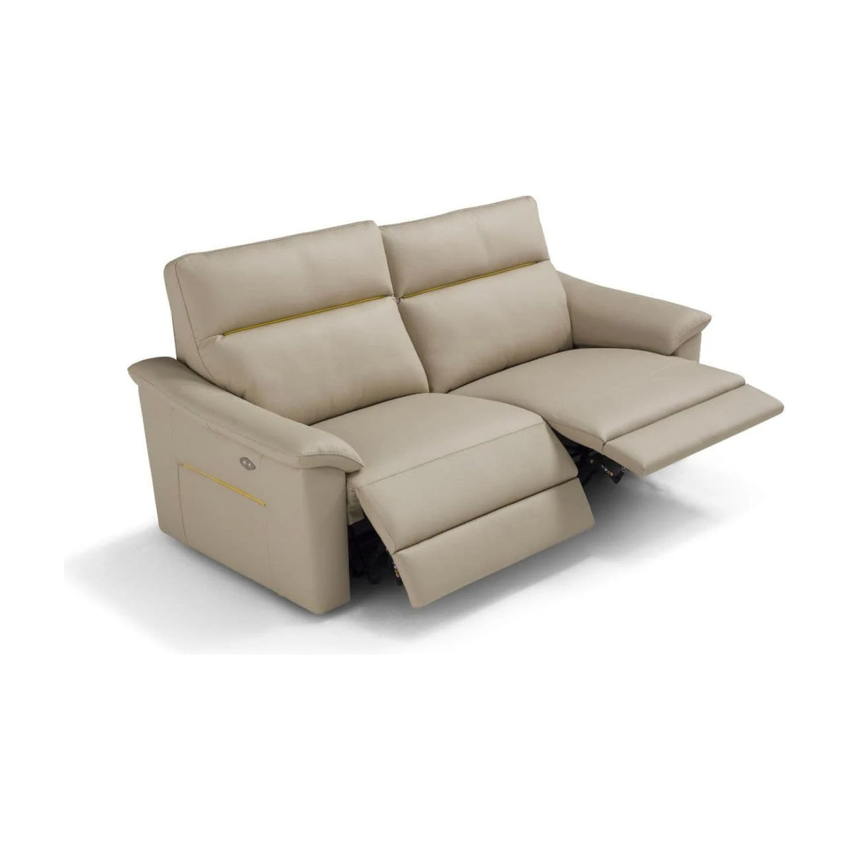 Odette Domestica – Recliners Extended, Three Quarter View on White