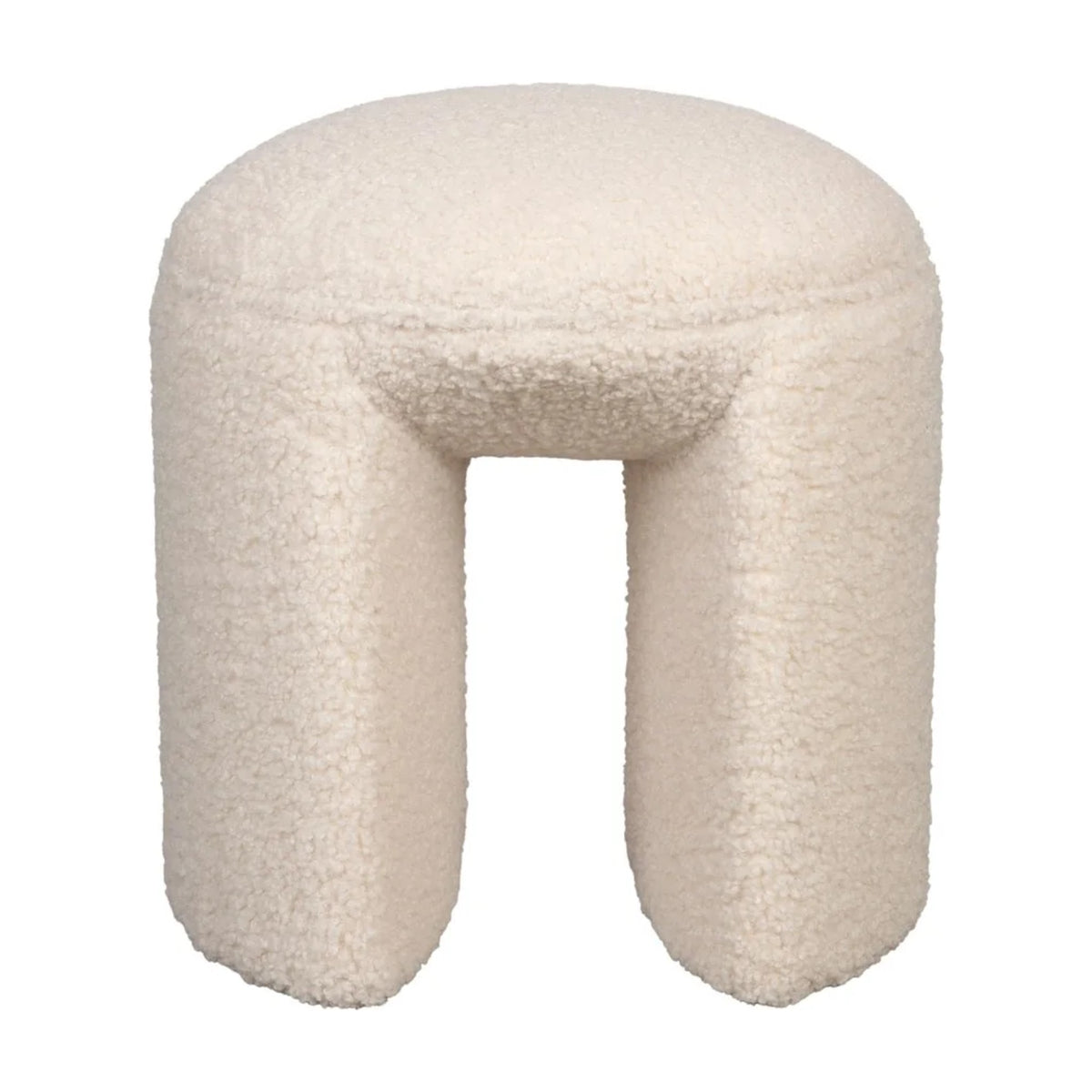 Stool Noxx White Domestica – Three Quarter View on White