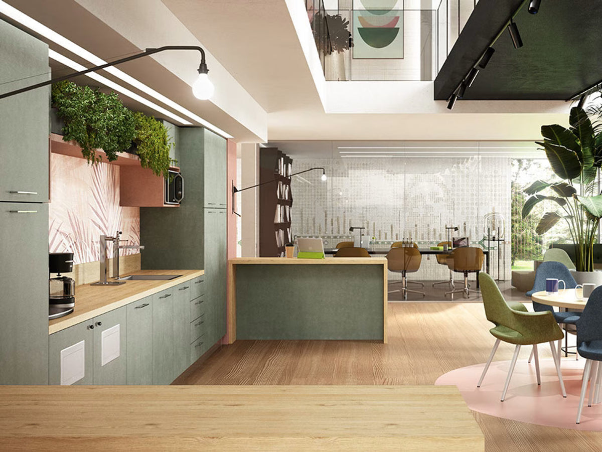 Vama Kitchen for Business Domestica – Viola Breakout Area with Counter