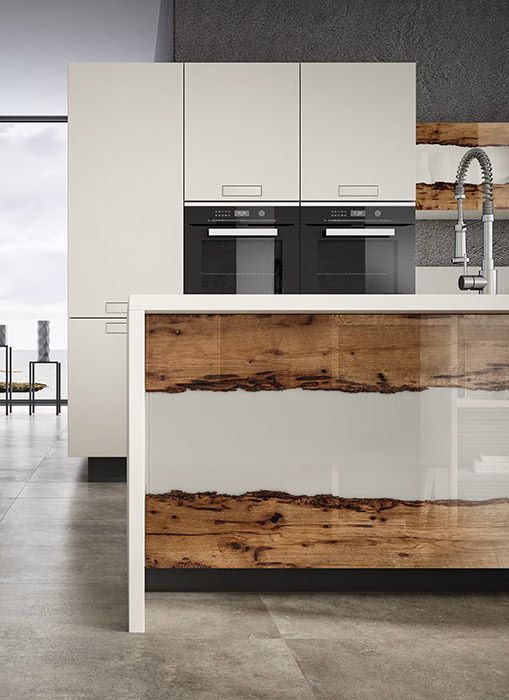 Venezia Kitchen Domestica – Detail Oak Grain and Finish