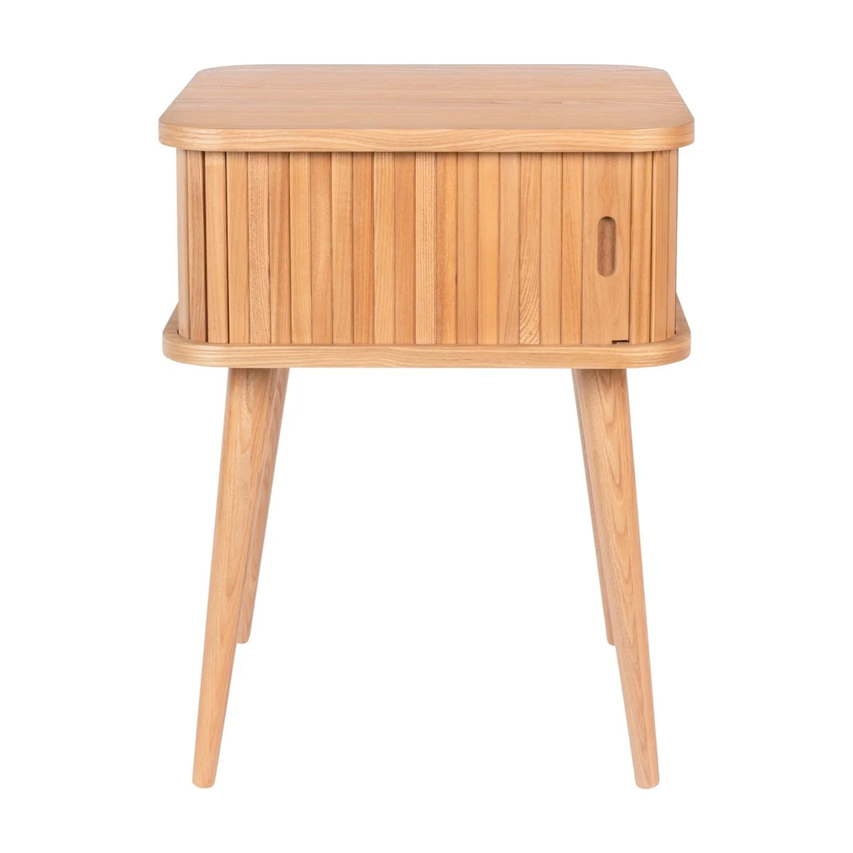 Side Table Barbier Natural Domestica – Front View on White