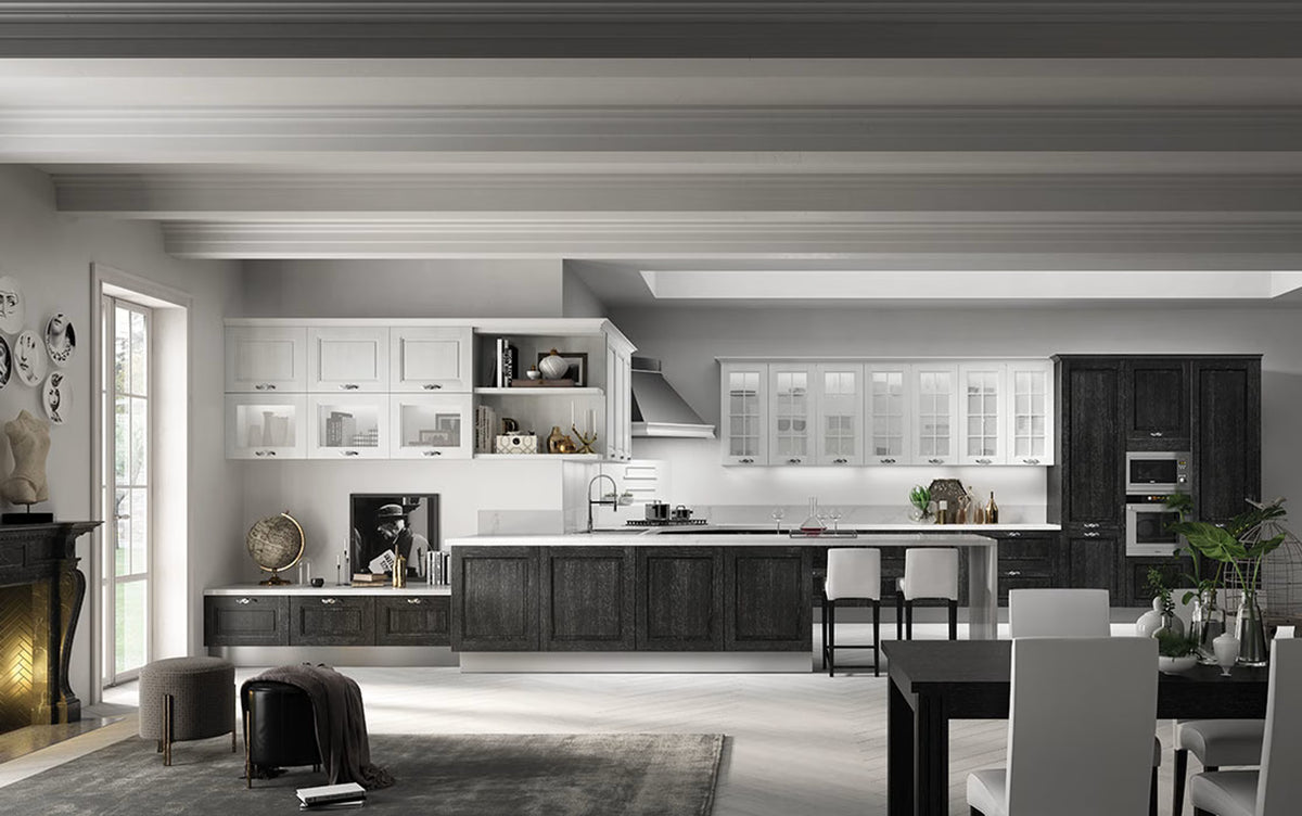 Verona Kitchen Domestica – Black and Silver Version