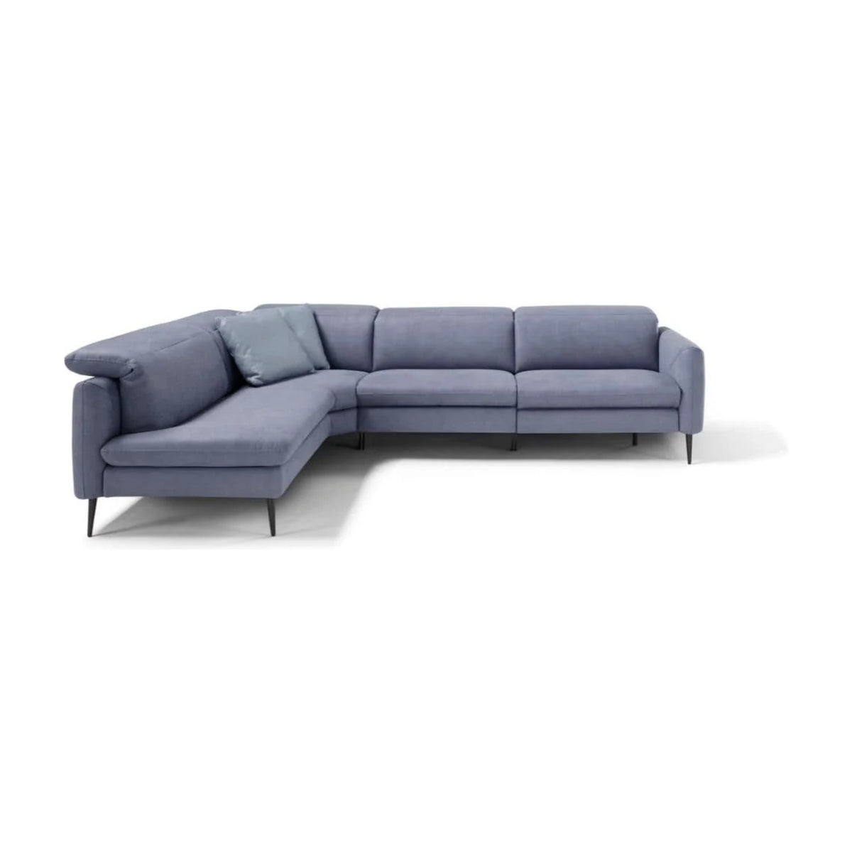 Dusk Domestica – Blue-Grey Corner Configuration on White