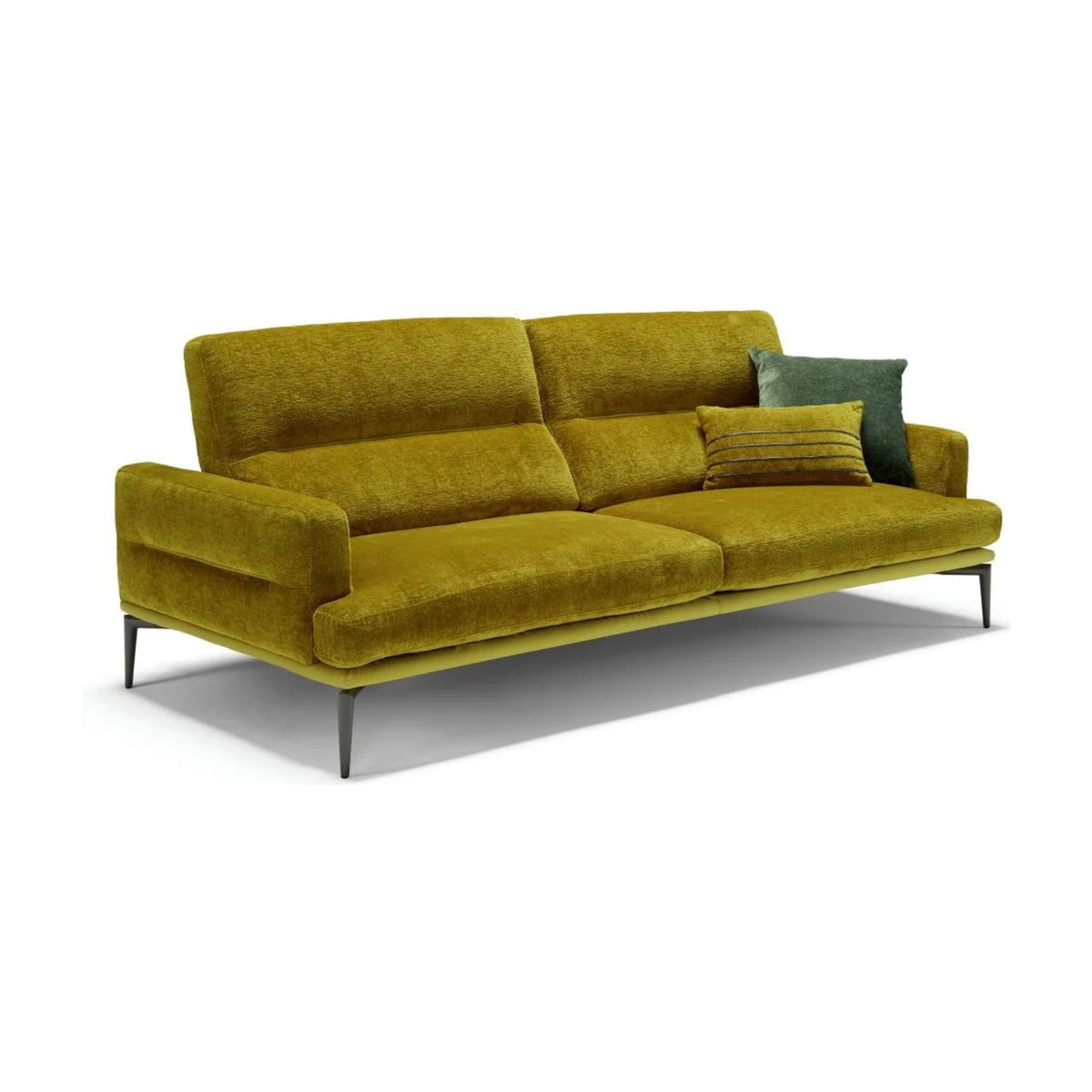 Feng Domestica – Shown in Olive Green, Three Quarter View on White