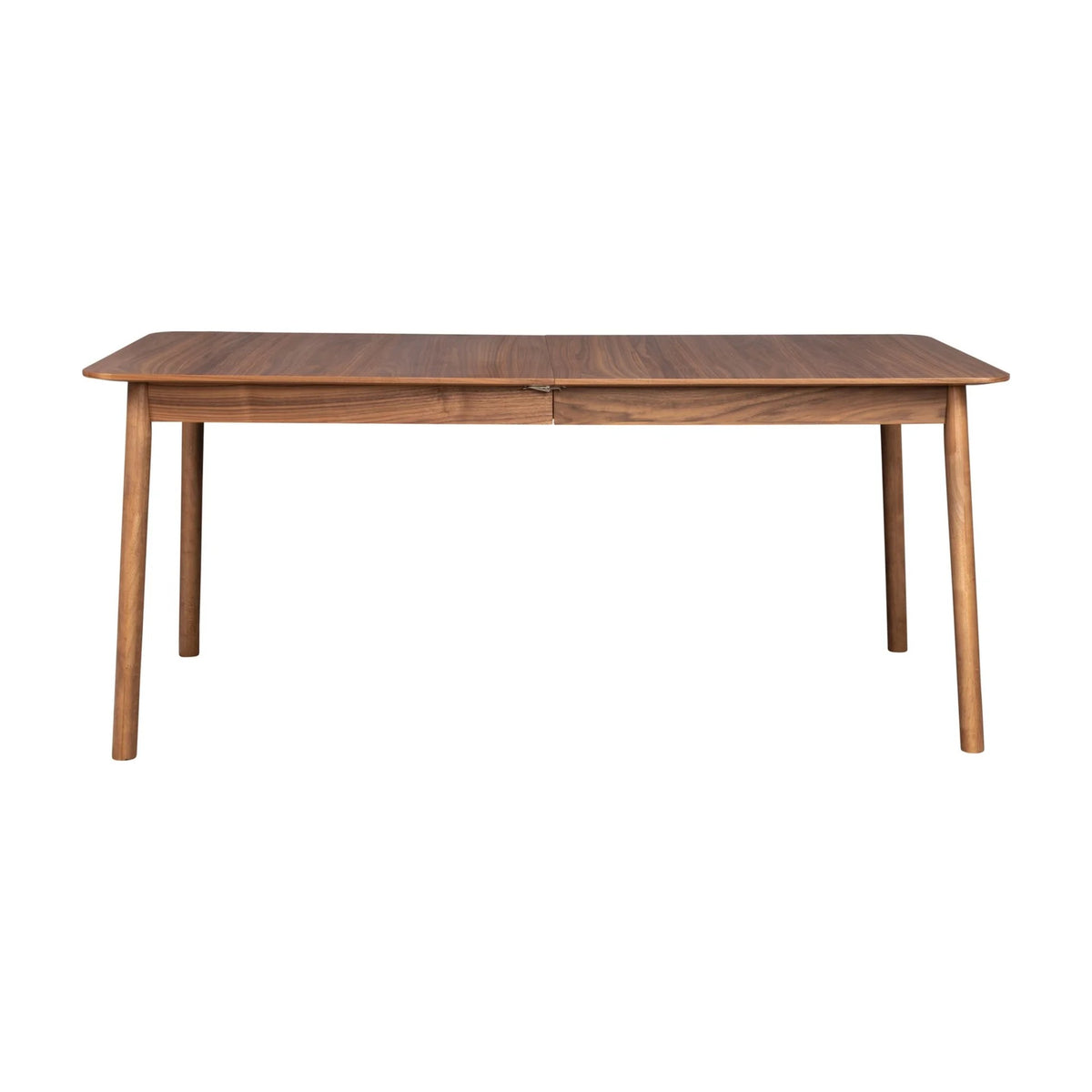 Dining Table Glimps 180/240x90 Walnut Domestica – Front View on White