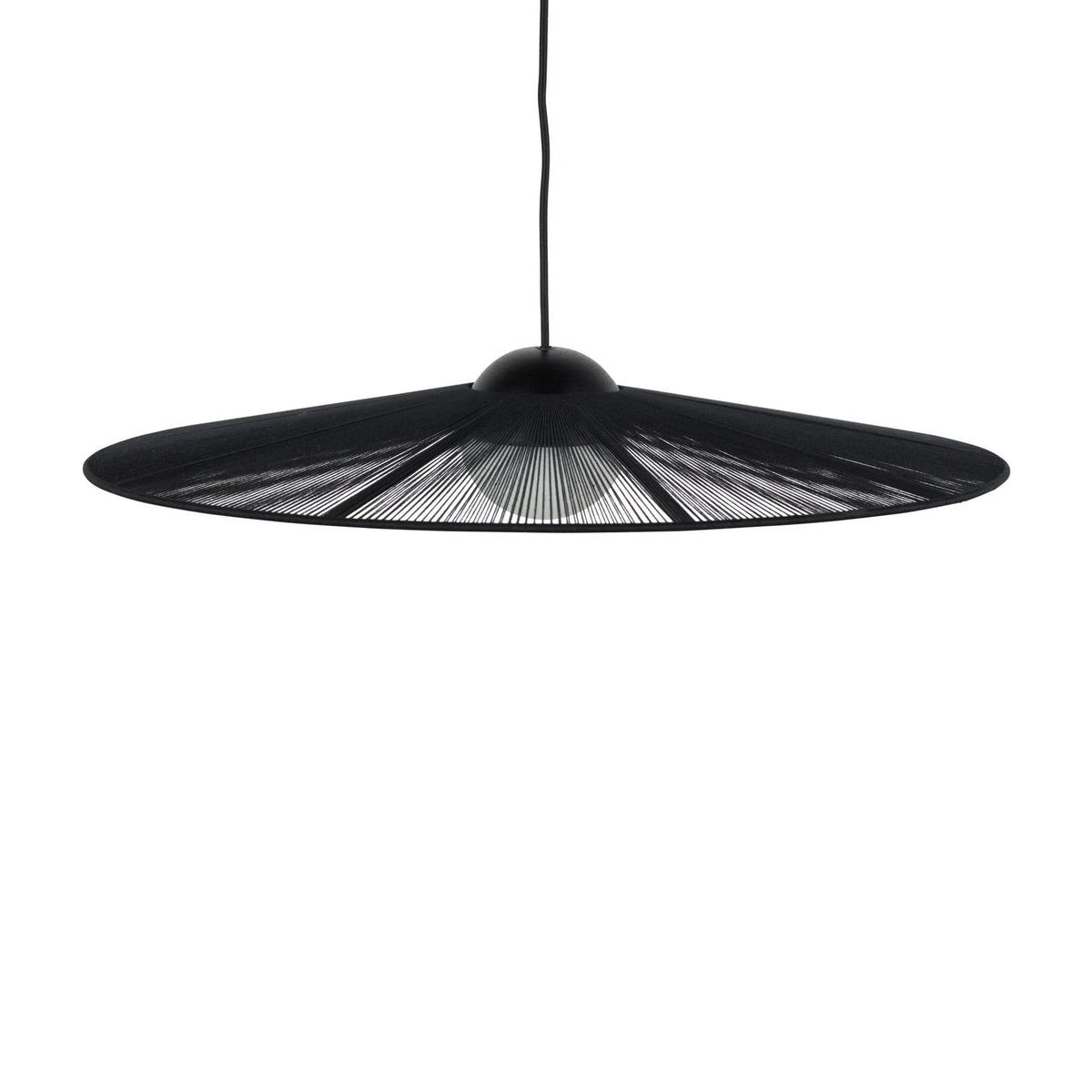 Pendant Lamp Belle S Black Domestica – Front View on White
