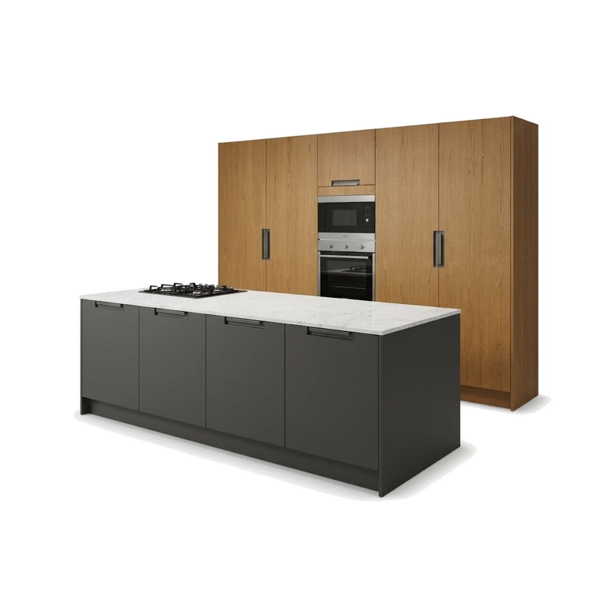 Varsavia Kitchen Domestica – Showroom Model – Front View on White