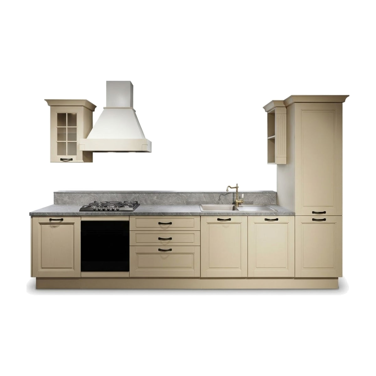 Verona Kitchen Domestica – Showroom Model – Front View on White