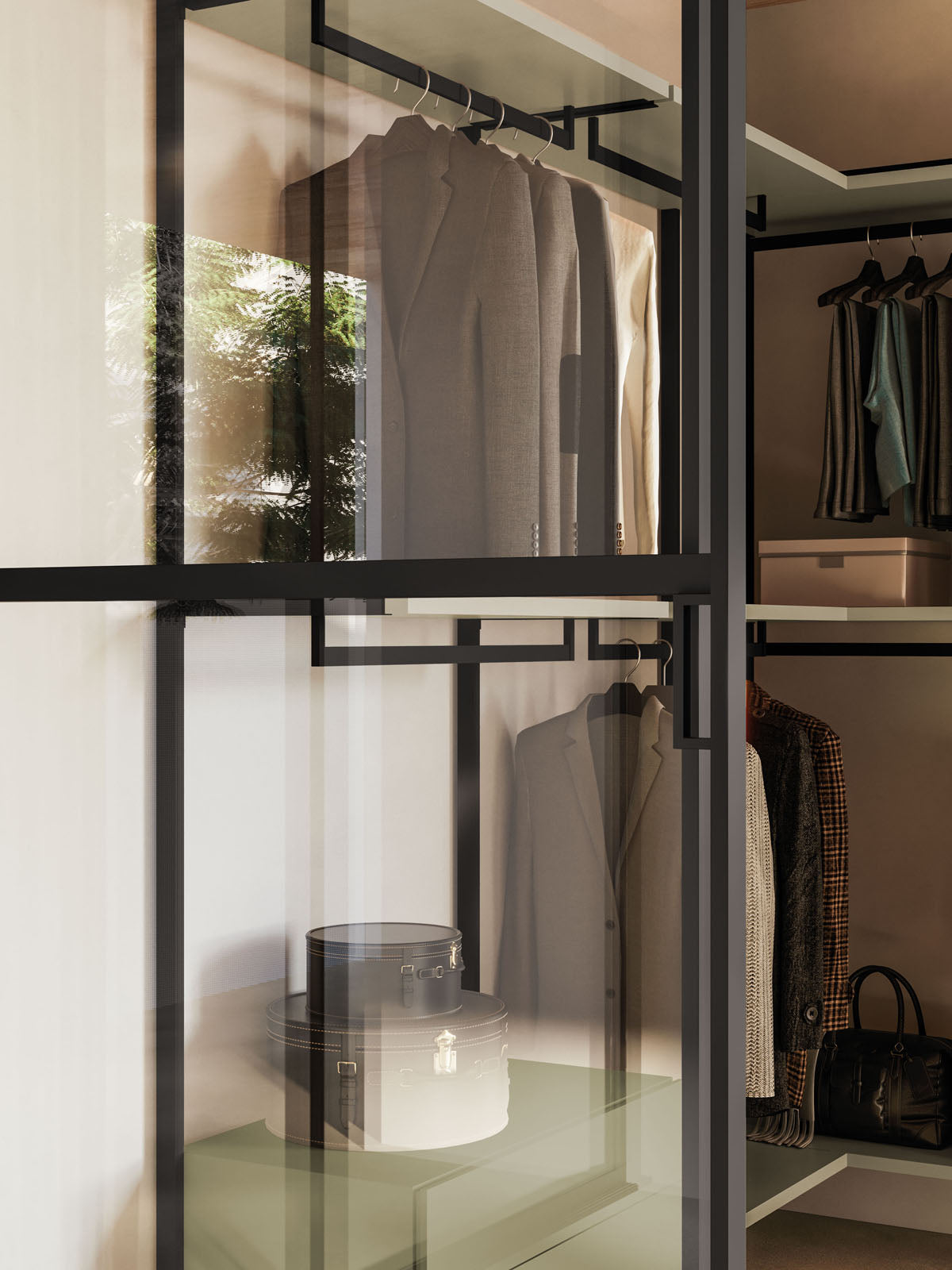 Walk-in Wardrobe Naked ORME – Interior detail 1
