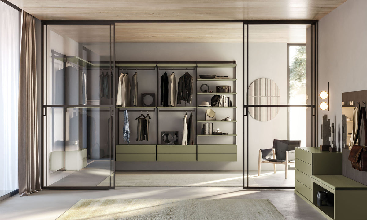Walk-in Wardrobe Naked ORME – Walk-in wardrobe view