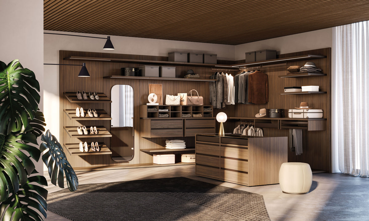Walk-in Wardrobe Scenario ORME – Walk-in wardrobe view