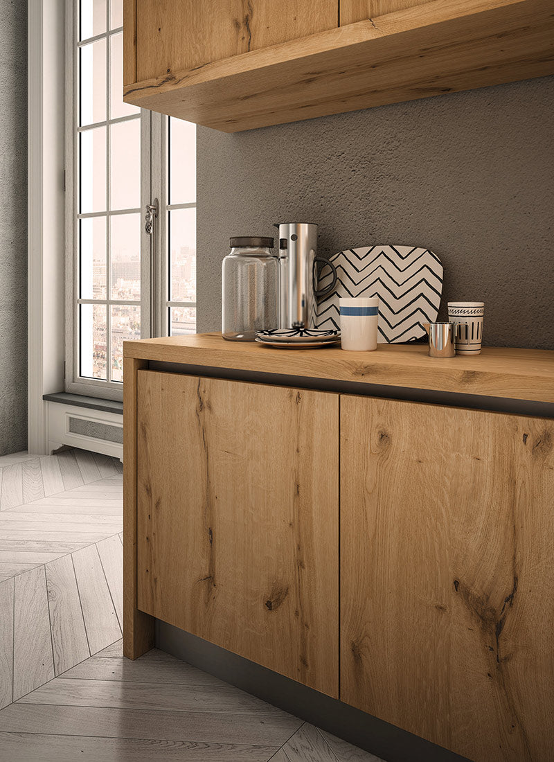 Vita Kitchen Domestica – Detail Antique Oak Doors