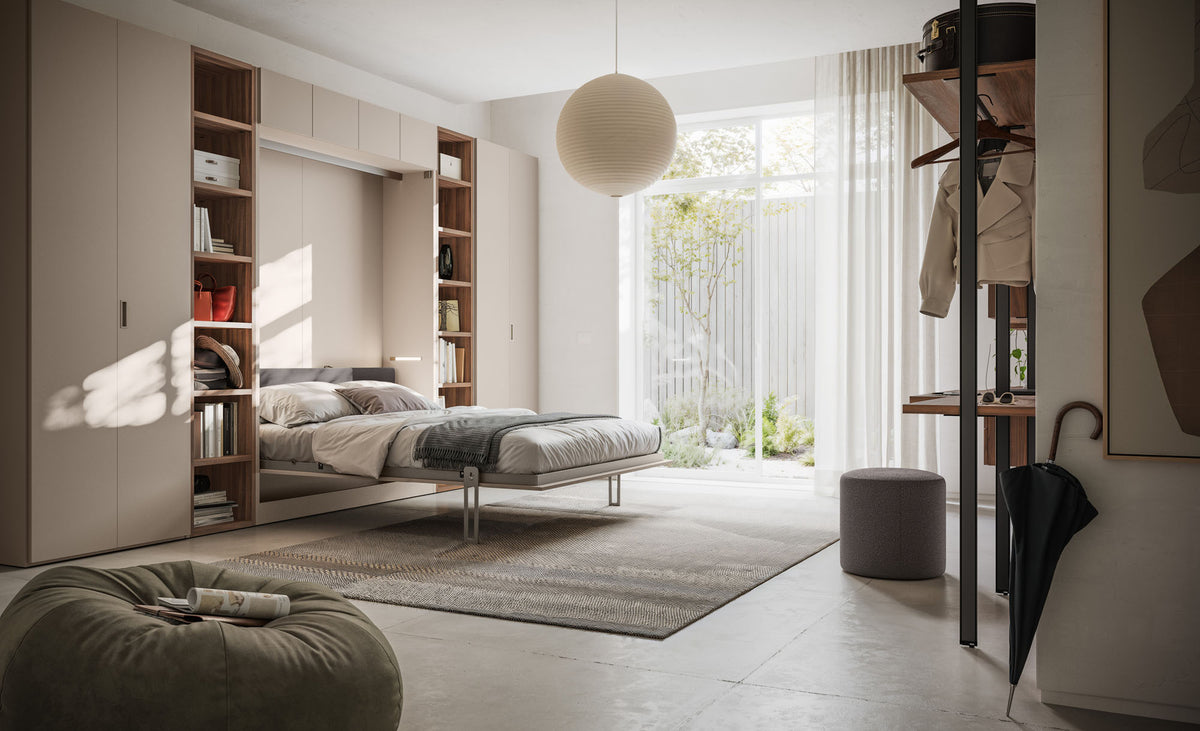 Walk-in Wardrobe Pole ORME – Walk-in wardrobe view