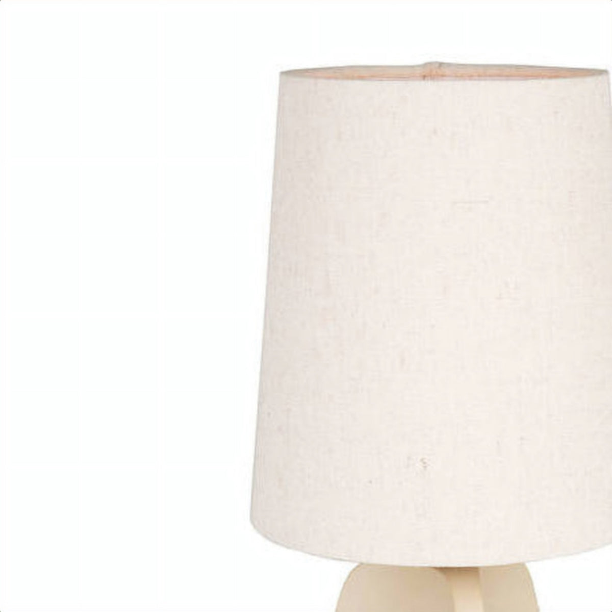 Table Lamp Saba White Domestica – Detail – Linen Shade