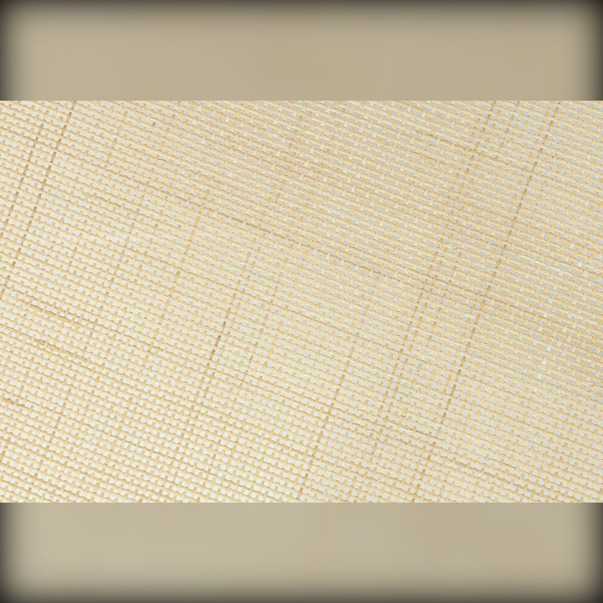 Coffee Table Haru Round Natural Domestica – Natural Rattan Weave Close-up