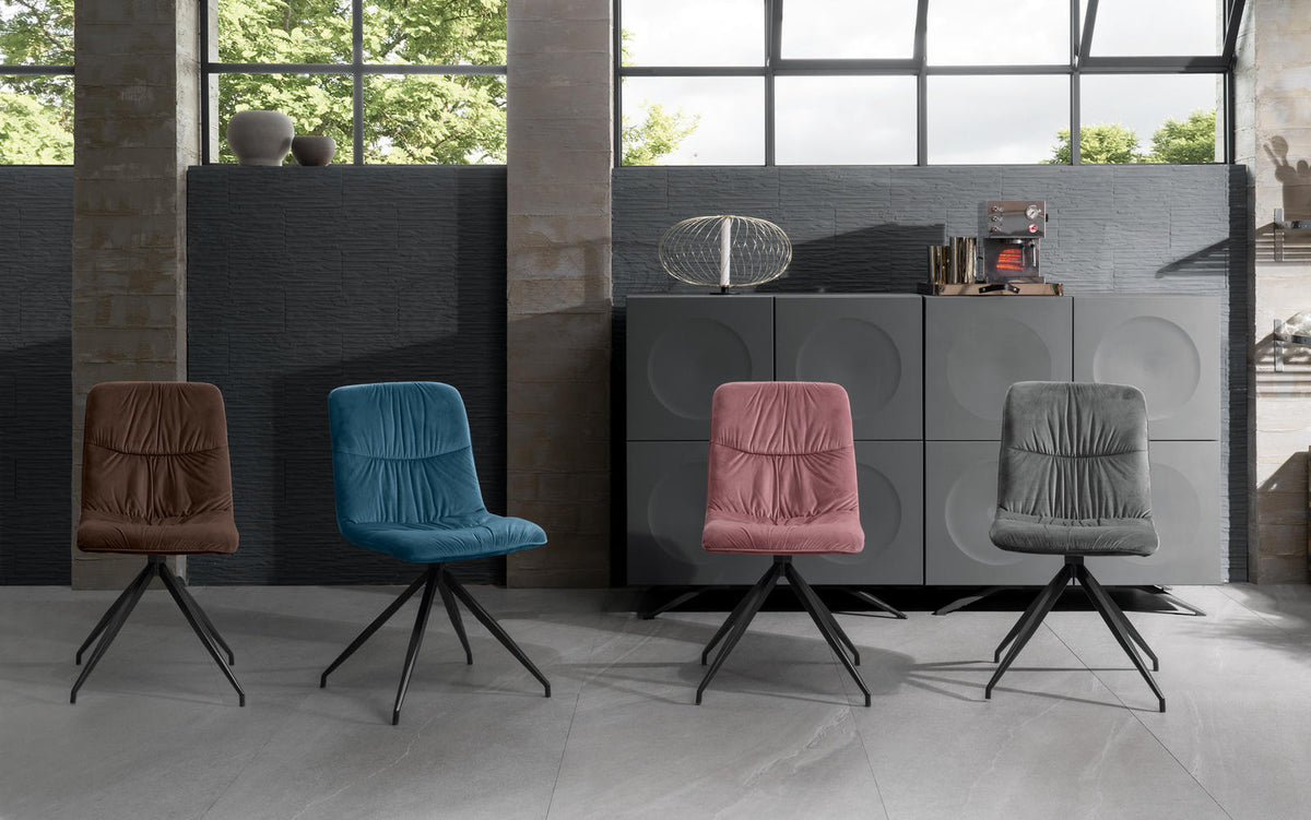 Dining Chair Alba Brown Domestica – Dimensions Drawing